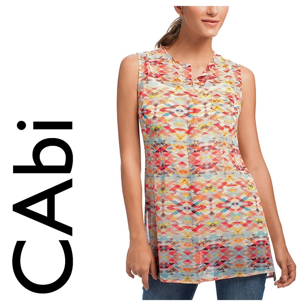 NWT Vintage Cabi New Avery Tunic Tank SL